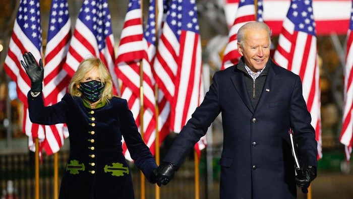 Presiden AS Joe Biden dan istri