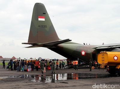 Pengungsi Gempa Sulbar Tiba di Bandara Adi Soemarmo Solo