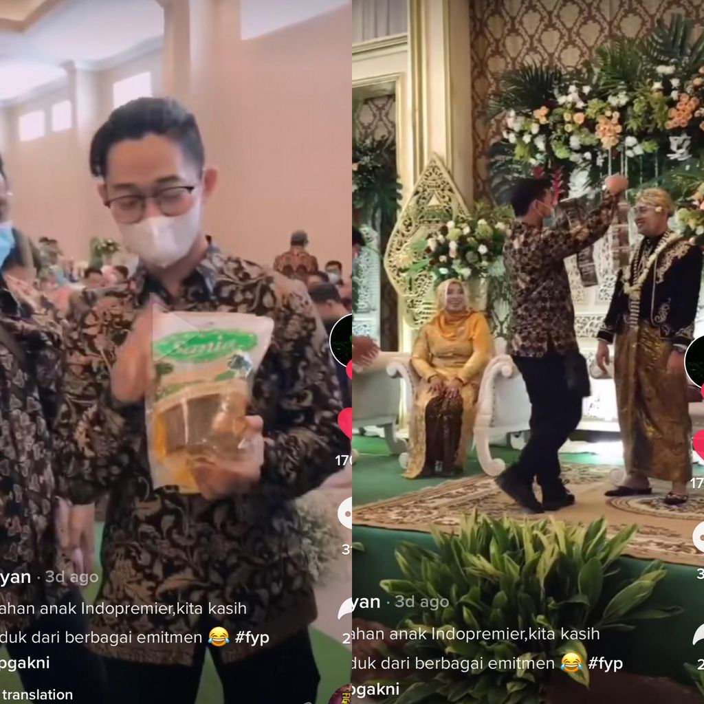 Nikahan bawa kado sembako untuk pengantin