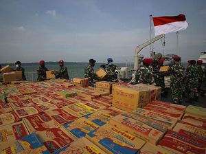 Bantuan Logistik untuk Korban Gempa Sulbar