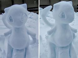 Super Keren! Seniman Jepang Bikin Patung Anime dari Salju