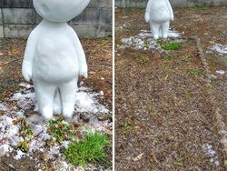 Super Keren! Seniman Jepang Bikin Patung Anime dari Salju