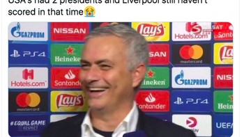 Amerika sudah berganti persiden dari Trump ke Biden dan Liverpoool belum mencetak gol. Foto: istimewa