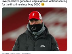 Meme Liverpool Keok dari Tim Gurem, Bikin Ngakak