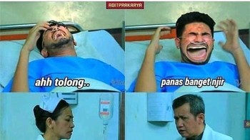 Ternyata cuma lupa nyalain AC. Foto: Instagram.com/aditprakarya