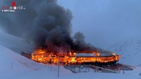 Museum sepeda motor Top Mountain Crosspoint, di Timmelsjoch Pass, Austria, terbakar hebat pada 18 Januari 2021 lalu. Lebih dari 230 koleksi motor klasik bersejarah ludes dilalap si jago merah. Foto: Autoevolution