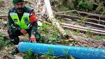 Penampakan Benda Mirip Rudal yang Ditemukan di Anambas