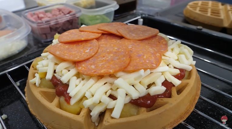 Pizza Waffle Jadi Tren di Korea