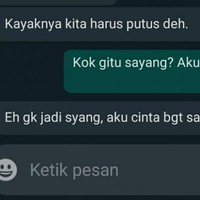 Kalau ini sih udah nggak usah ditanya lagi deh alasannya kenapa nggak jadi putus. Paham kan kenapa? Foto: Instagram/@galeri_alami