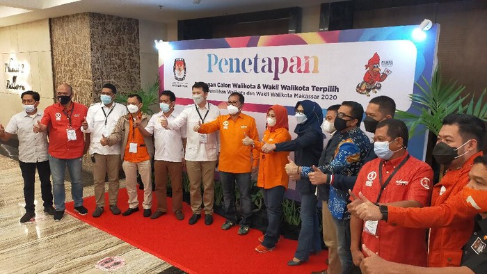 Komisi Pemilihan Umum (KPU) Kota Makassar menetapkan pasangan Moh Ramdhan (Danny) Pomanto dan Fatmawati Rusdi sebagai pemenang pemilu kepala daerah (Piklada) Kota Makassar.