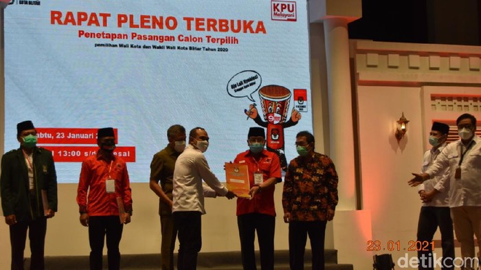 KPU Kota Blitar tetapkan wali kota dan wawali Hari Ini
