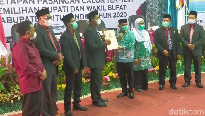 KPU Situbondo Tetapkan Pasangan Karunia Sebagai Cabup - Cawabup Terpilih