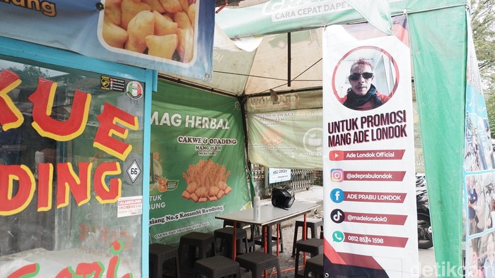 Odang Mang Sholeh sepi Tak Lagi Viral, Begini Penampakan Warung Odading Mang Sholeh