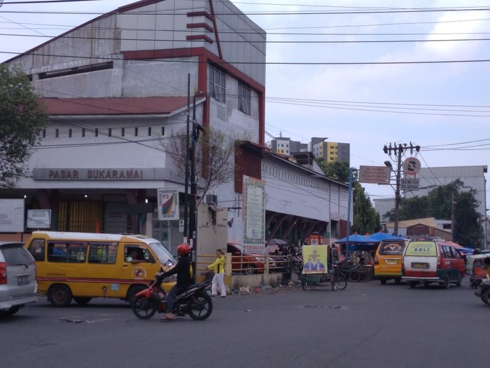 Pasar Sukaramai Medan (Datuk Haris-detikcom)