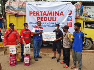 Pertamina Salurkan Bantuan Rp 1 Miliar untuk Korban Bencana