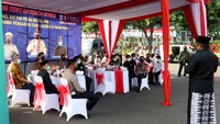 Meski melibatkan banyak personel, pelaksanan kegiatan tetap dengan mengedepankan protokol kesehatan pencegahan COVID-19. Foto: dok. PMJ