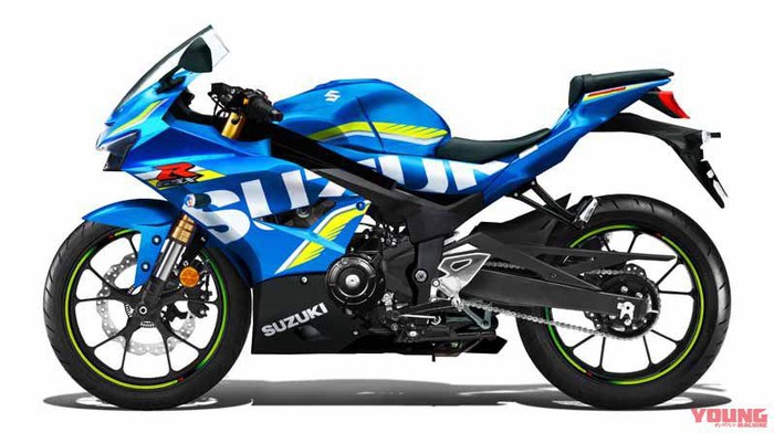 Rendering motor baru Suzuki oleh Young Machine