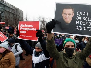 Aktivis Rusia: Pemerintah Benar-benar Takut Gerakan Protes Pro-Navalny