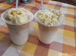 Menikmati Dalgona Kopi Durian Brebes di bawah Rerimbunan Kebun Durian