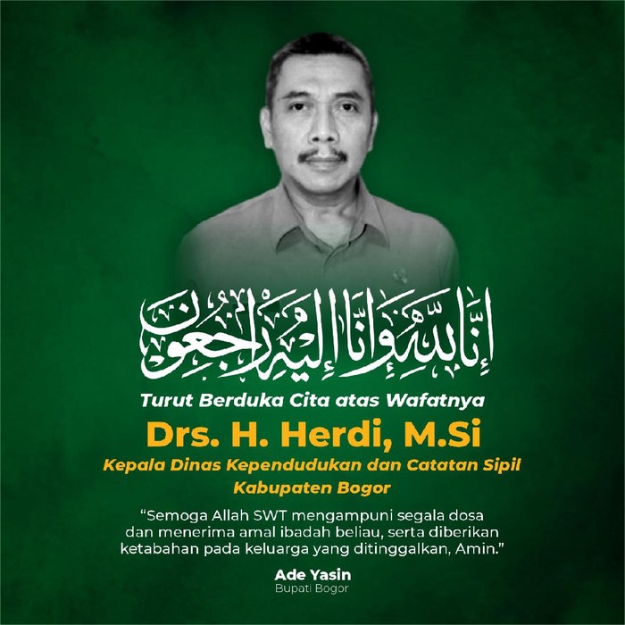 Kadisdukcapil Kabupaten Bogor Herdi