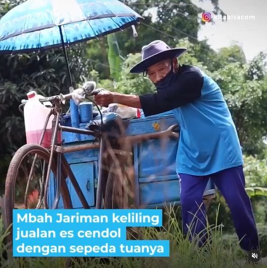 Demi Bisa Pergi Haji, Kakek Jariman Semangat Jualan Es Cendol