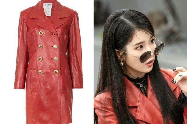 Aktris IU kerap mengenakan dress vintage di drakor Hotel del Luna. Salah satu penampilan karakter Jang Man Wool yang mencuri perhatian adalah blazer kulit merah yang dikenakannya. Ternyata, ia mengenakan koleksi dari Chanel yang dibanderol seharga Rp 64,9 juta. Foto: Dok. Chanel, Pinterest
