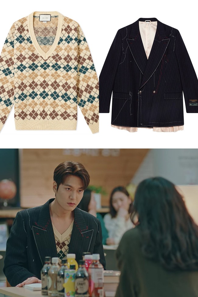 Dalam drakor The King: Eternal Monarch, aktor Lee Min Ho tampil gagah sebagai kaisar Kerajaan Corea dan kerap mengenakan jas dari brand ternama. Seperti dalam episode 2 drakor The King: Eternal Monarch, Lee Min Ho memadukan blazer dan sweater dari koleksi Gucci. Masing-masing outfit ini ternyata dijual seharga Rp 51,8 juta dan Rp 24,5 juta. Maka tak heran bila The King: Eternal Monarch termasuk drakor termahal yang pernah digarap. Foto: Dok Burberry, Netflix