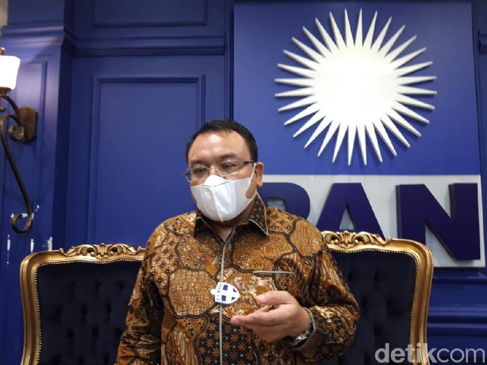 Ketua DPP PAN, Saleh Partaonan Daulay (Rahel/detikcom)