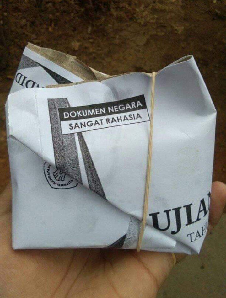 Kocak! 5 Tulisan di Kertas Bungkus Makanan Ini Bikin Nafsu Makan Hilang