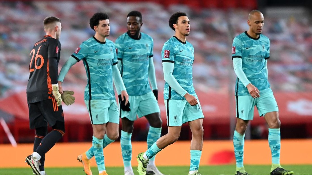 Liverpool harus bangkit setelah disingkirkan Man United pada ajang Piala FA. (Foto: Getty Images/Laurence Griffiths)