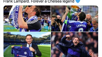 Sebagai pemain, status legenda Chelsea bagi Lampard memang tak terbantahkan. Foto: istimewa