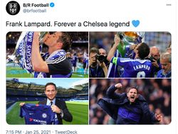 Lampard Dipecat, Netizen: Tetap Legenda Chelsea