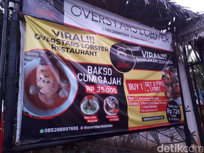 Overstars Lobster: Bakso Cumi Gajah Kuah Saus Padang yang Viral Sehari Ludes 30 Kg Overstars Lobster: Bakso Cumi Gajah Kuah Saus Padang yang Viral Sehari Ludes 30 Kg