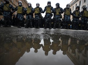 Rusia Tangkap Lebih dari 3.300 Demonstran Pendukung Alexei Navalny