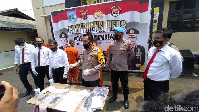 Polres Tasikmalaya tangkap 3 pria yng edarkan sabu