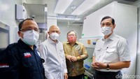 Mobile Lab Bio Safety merupakan laboratorium riset kolaborasi beberapa bidang teknologi, sebagai produk inovatif Badan Pengkajian dan Penerapan Teknologi (BPPT) yang dapat digunakan sebagai pemeriksaan PCR dan dapat mengeluarkan hasil tes dalam waktu 4 jam.