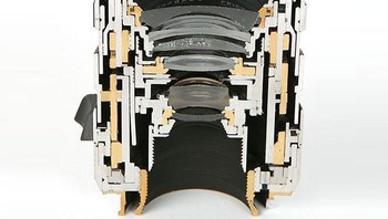 Penampakan interior lensa Leica jika dibelah. Foto: Bored Panda