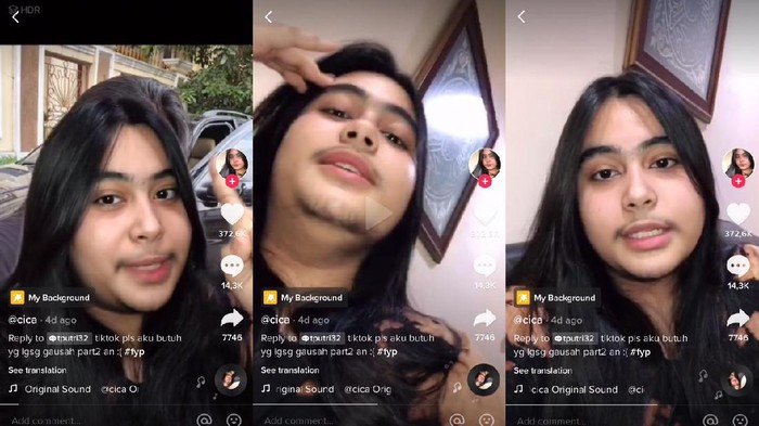 VIRAL TIKTOK viral wanita cantik di TikTok berkumis dan berjenggot