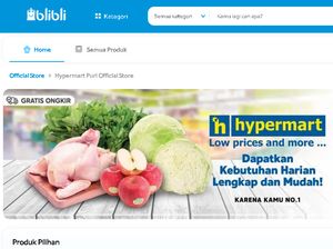 Gandeng Matahari, Kini Belanja Hypermart di Blibli Ada Diskon