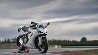 Ducati SuperSport 950 adalah motor yang menggabungkan kesan sporty dengan penggunaan harian. Model baru telah direvisi dalam desain dan fitur elektronik dan peralatan yang diperbarui. Kini, motor itu juga sudah standar Euro 5. Foto: Dok. Ducati