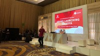 Martinus Soesilo, Direktur Utama PMMP saat berbincang disela peluncuran yang digelar di JW Marriott Hotel, Surabaya.