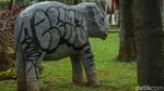 Kasihan, Gajah Ini jadi Korban Vandalisme