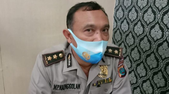 Kasubbid Penmas Polda Sumut, AKBP MP Nainggolan (Ahmad Arfah-detikcom)