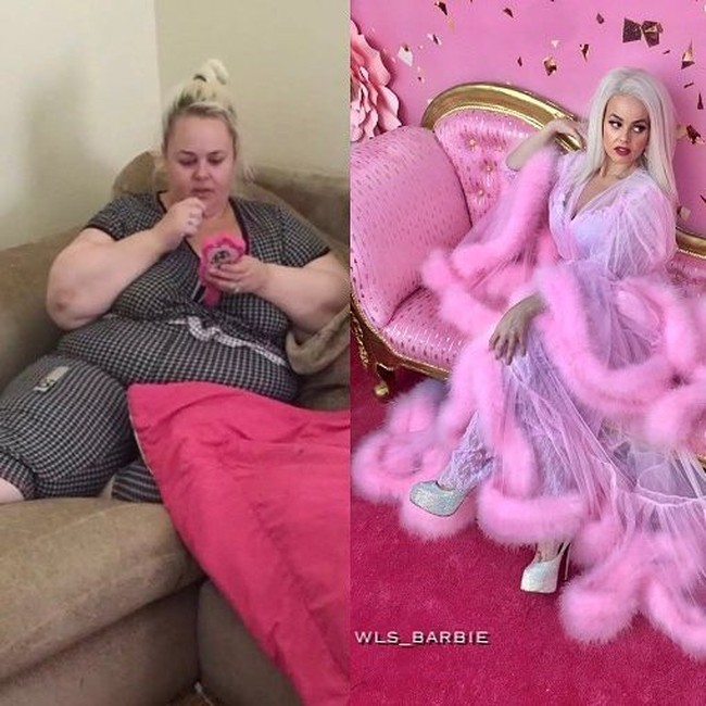 Pada tahun 2018, berat badan saya mencapai titik tertinggi sepanjang masa yaitu 155 kg. Meskipun saya tidak pernah membiarkan ukuran saya memengaruhi kesenangan dan mode funky saya, saya kehilangan kilauan dan semangat hidup, saat itulah saya tahu bahwa saya membutuhkan perubahan, jelas Kayla dilansir dari Metro. Foto: Instagram/@wls_barbie