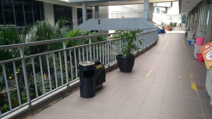 Lokasi korban tewas jatuh di Apartemen Green Bay