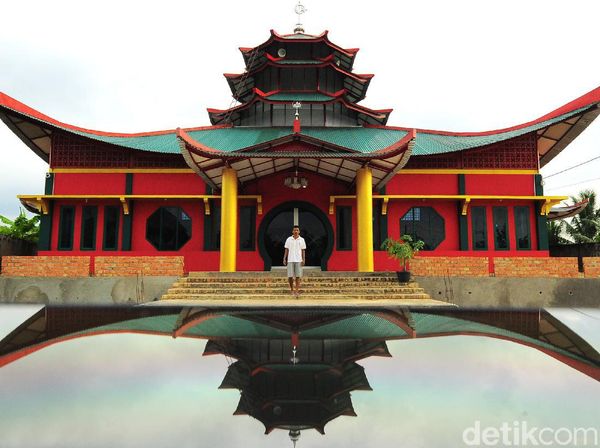 Pembangunan Masjid Laksamana Cheng Ho Jambi Hampir Rampung