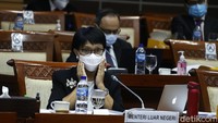 Rapat digelar di ruang rapat Komisi I DPR RI, Senayan, Jakarta, Selasa (26/1/2021). 