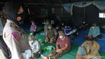 Polda DIY Serukan Prokes Bagi Pengungsi Merapi