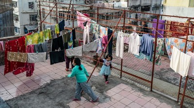 Potret Pemukiman Padat di Hong Kong