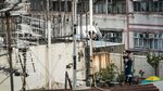 Potret Pemukiman Padat di Hong Kong